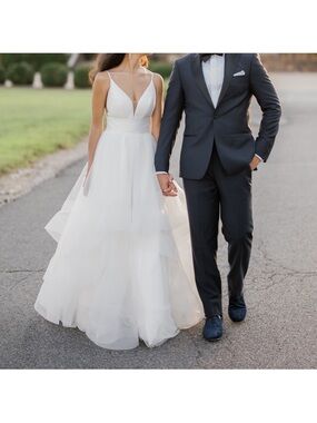 Stella York 6988 Ballgown Wedding Dress with Matching Veil 14